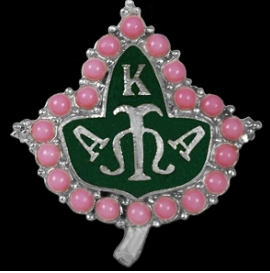 Alpha Kappa Alpha Pink Pearl Lapel Pin Online now