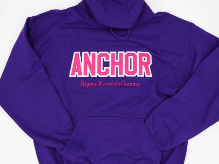 Sigma Lambda Gamma Word Hoodie with Rose Online Hot Sale