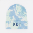 Alpha Chi Omega Tie-Dyed Knit Beanie Hot on Sale