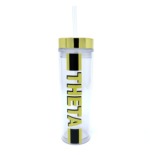 Kappa Alpha Theta Striped Water Bottle For Cheap