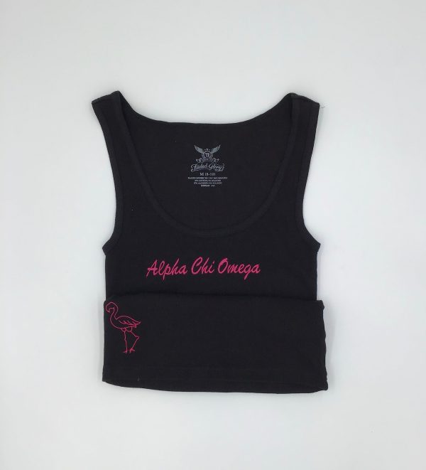 Alpha Chi Omega Flamingo Family Tank - Discontinued Hot on Sale