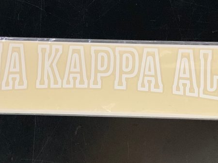 Alpha Kappa Alpha Horizontal Decal For Sale