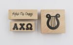 Alpha Chi Omega Rubber Stamp For Cheap