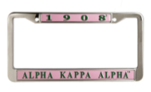 Alpha Kappa Alpha Metal License Frame Online now