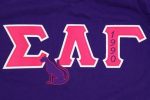 Sigma Lambda Gamma Tee with Embroidered Panther Online