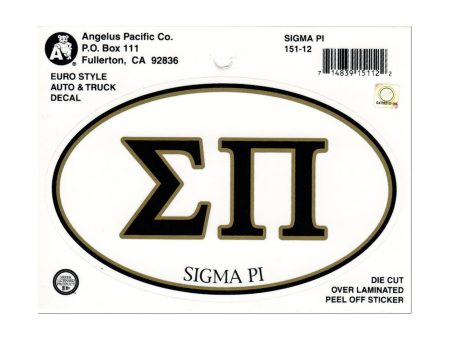 Sigma Nu Euro Decal - Discontinued Discount