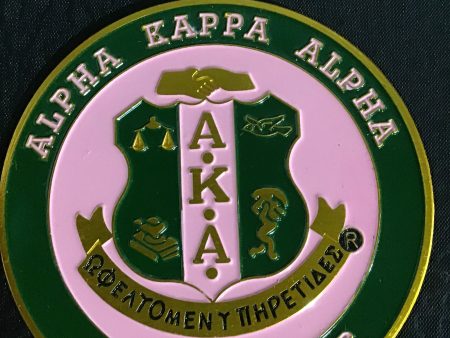 Alpha Kappa Alpha Round Car Emblem For Cheap