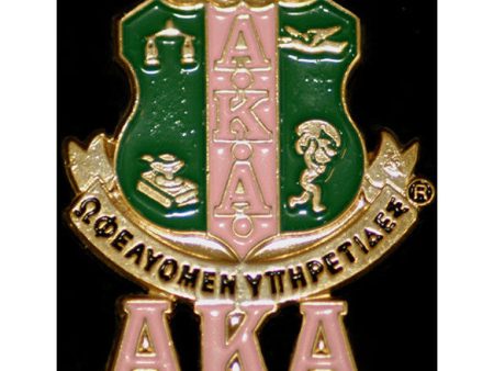 Alpha Kappa Alpha Shield Pin Cheap