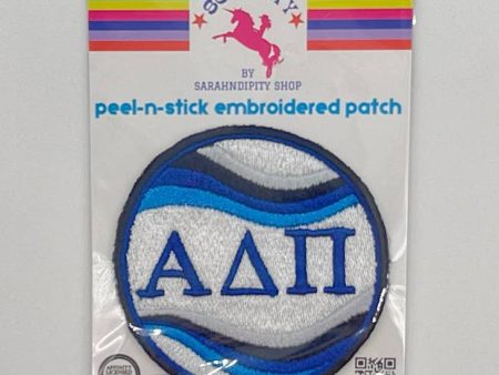 Alpha Delta Pi Colorful Peel & Stick Patch Fashion