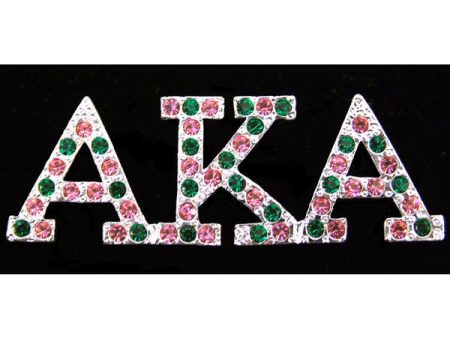 Alpha Kappa Alpha Austrian Crystal Pin 6 Online now