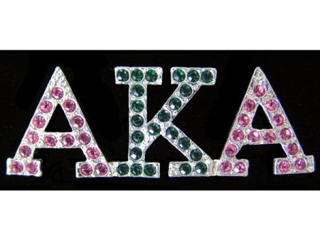 Alpha Kappa Alpha Austrian Crystal Pin 5 For Discount