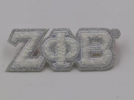 Zeta Phi Beta Lettered Chenille Patch Online