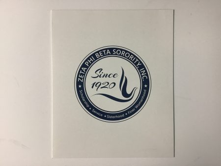 Zeta Phi Beta Pocket Folder Hot on Sale