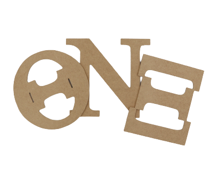 Theta Nu Xi Crafting MDF Wood Letter Set For Cheap