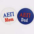 Alpha Epsilon Pi Mom Dad Embroidered Button For Discount