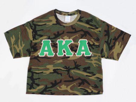 Alpha Kappa Alpha Camo Tee Cheap