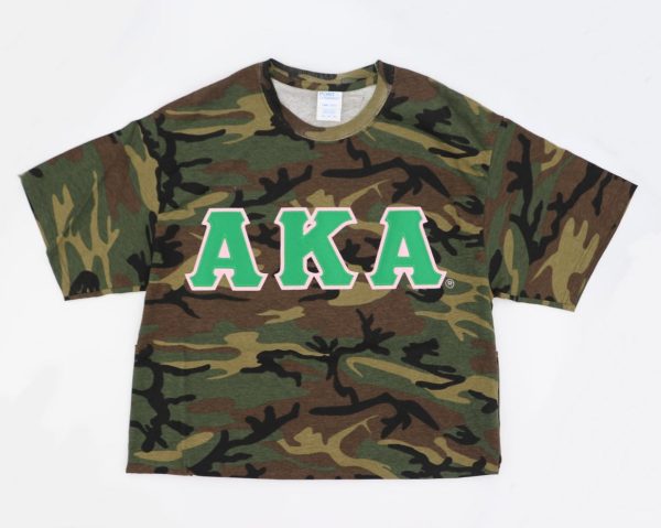 Alpha Kappa Alpha Camo Tee Cheap