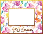 Alpha Chi Omega Gold Foil & Floral Painted Wooden Picture Frame Online Hot Sale