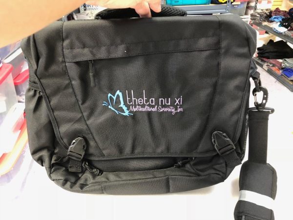 Theta Nu Xi Computer Messenger Bag For Sale