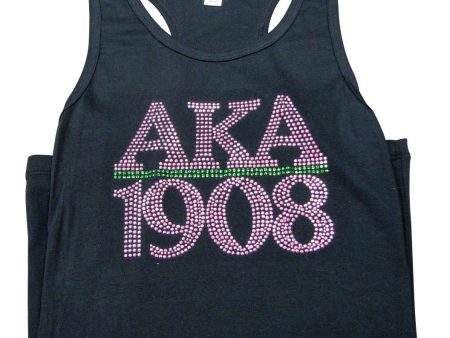 Alpha Kappa Alpha Rhinestone Tank Online