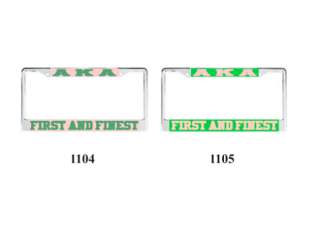 Alpha Kappa Alpha - First and Finest License Frame Fashion