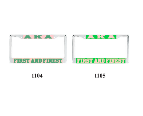 Alpha Kappa Alpha - First and Finest License Frame Fashion