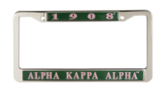 Alpha Kappa Alpha Metal License Frame Online now