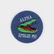 Alpha Epsilon Phi Gator Mascot Game Day Embroidered Button Discount