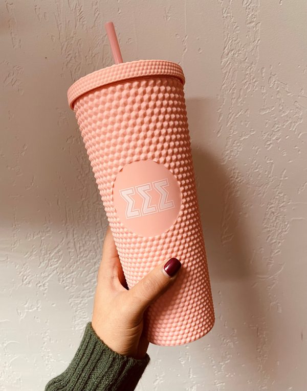 Alpha Delta Pi Studded Tumbler on Sale