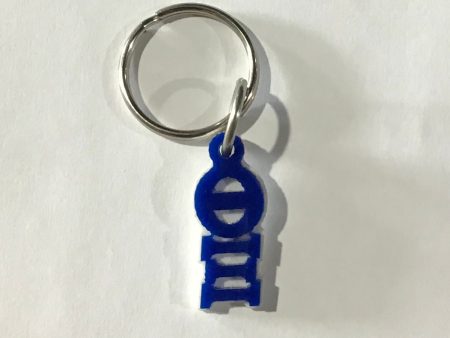 Theta Xi Letters Keychain For Sale