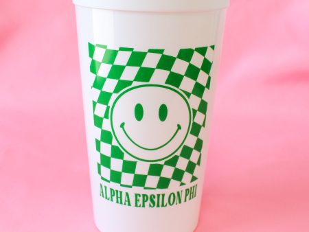 Alpha Epsilon Phi Smiley Face Stadium Cup Online