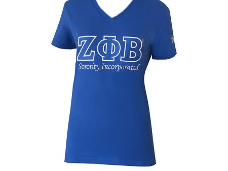 Zeta Phi Beta Luxury Cotton Tee For Discount