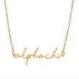 Alpha Chi Omega Script Necklace Fashion