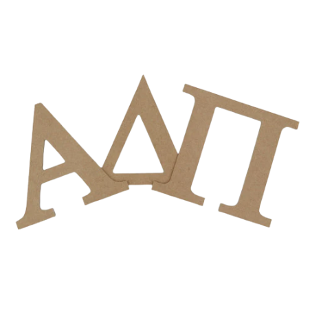 Alpha Delta Pi Crafting MDF Wood Letter Set Cheap