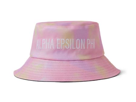 Alpha Epsilon Phi Tie Dye Pastel Bucket Hat Cheap