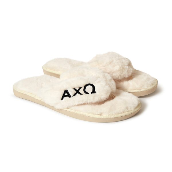 Alpha Chi Omega Furry Slippers Online now