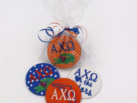 Alpha Chi Omega Game Day Button Bundle Online Hot Sale