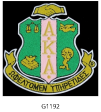 Alpha Kappa Alpha Chenille Shield Patch Supply