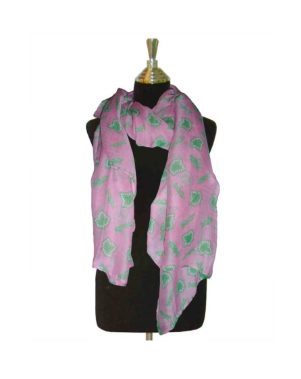 Alpha Kappa Alpha Gauze Scarf Online Hot Sale