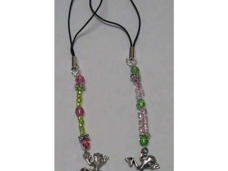 Alpha Kappa Alpha Cell Phone   Zipper Pulls Dangle Supply