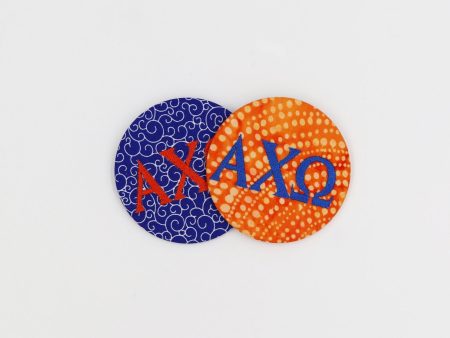 Alpha Chi Omega Game Day Embroidered Button Online Hot Sale