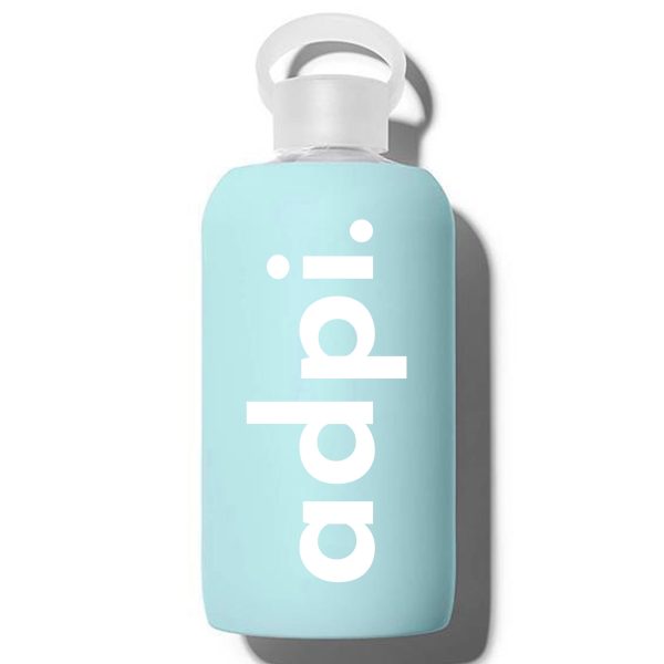 Alpha Delta Pi Glass Silicone Sleeve Water Bottle For Discount