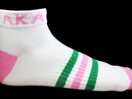 Alpha Kappa Alpha Ankle Socks For Cheap