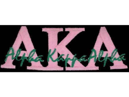 Alpha Kappa Alpha Signature Patch For Sale