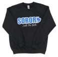 Zeta Phi Beta  Soror  Crewneck Sweatshirt Hot on Sale