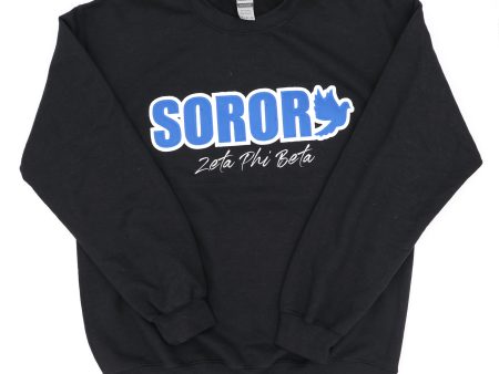 Zeta Phi Beta  Soror  Crewneck Sweatshirt Hot on Sale