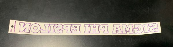 Sigma Phi Epsilon Horizontal Decal Cheap