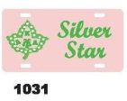 Alpha Kappa Alpha - Silver Star License Plate Online now