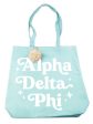 Alpha Delta Pi Pom Pom Tote Bag Discount