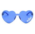 Alpha Delta Pi Heart Shaped Sunglasses Supply